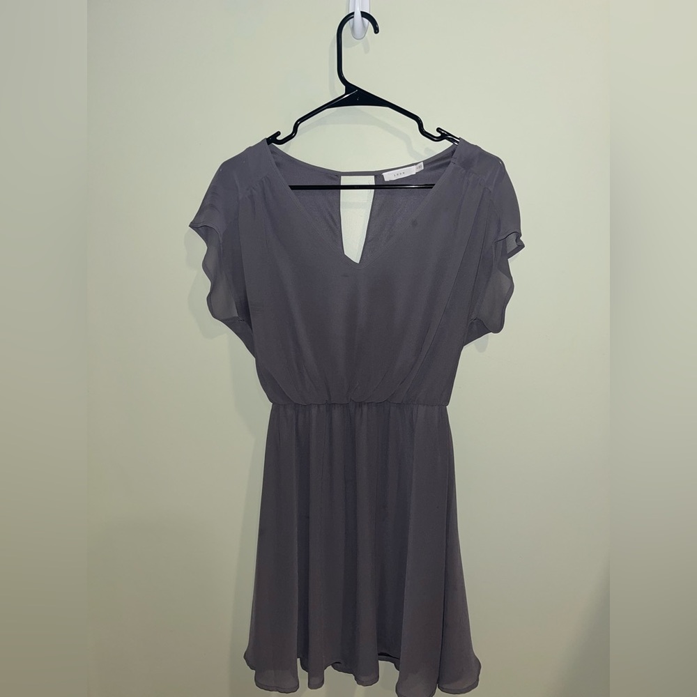 Lush Gray Dress Size M